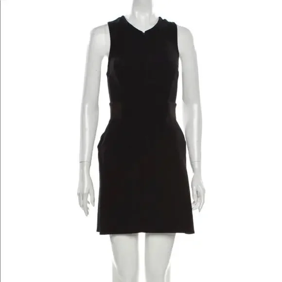 A.L.C. Short Halterneck cutout black dress size 2 XS - Picture 3 of 4